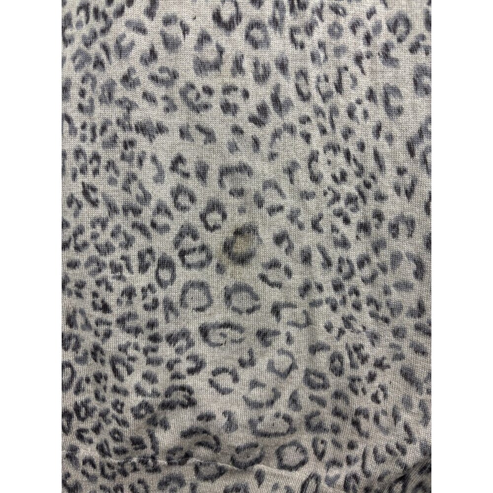 Rebecca Taylor Sweater Tunic Womens Medium Beige Leopard Turtleneck Knit Top - Picture 6 of 7